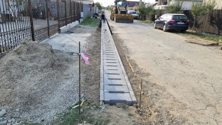 Rigole carosabile și șanțuri betonate — foto 11 (rigole montate)